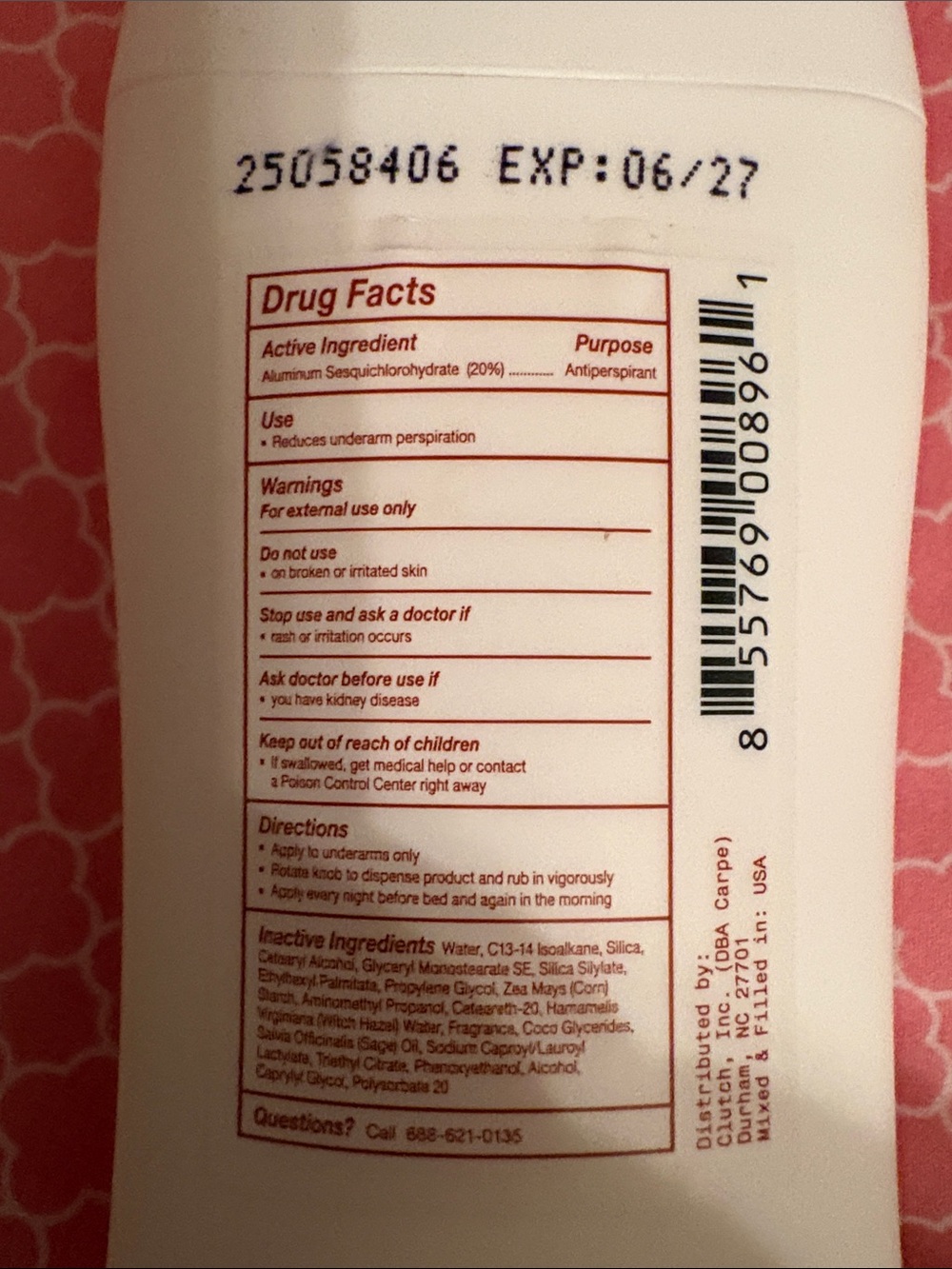 NEW 3pk Carpe Antiperspirant Underarm Lotion - Picture 7 of 7